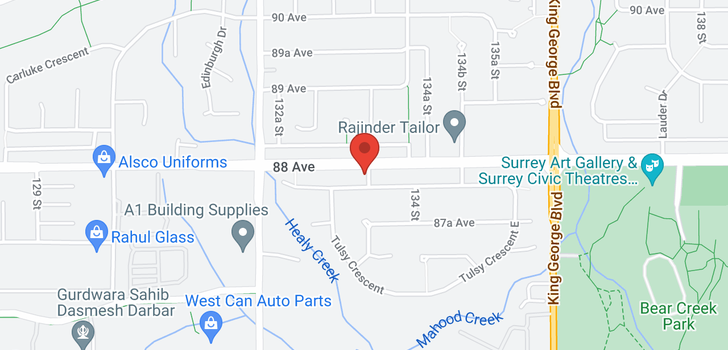 map of 8785 133A STREET
